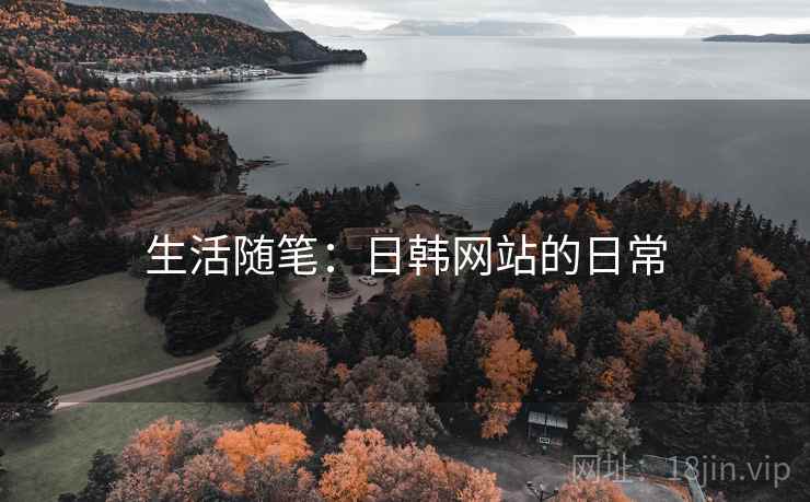 生活随笔：日韩网站的日常