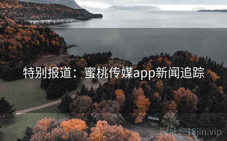 特别报道：蜜桃传媒app新闻追踪